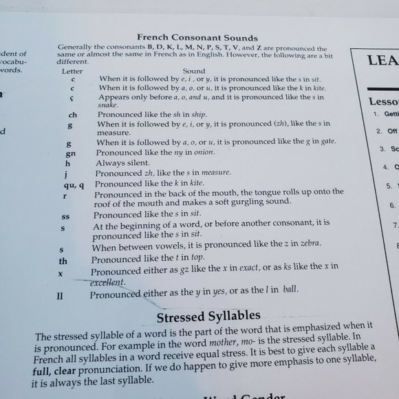 GeoSafari Learning Basic French pack - Picture 8 of 12